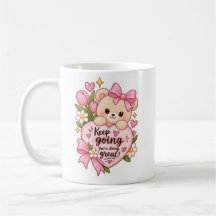 Mug mignon avec un peu de motivation
