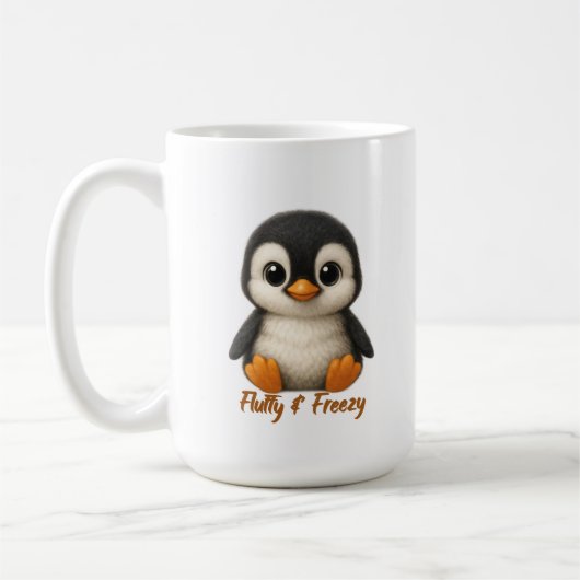 Mug Mignon bébé manchot (Gauche)