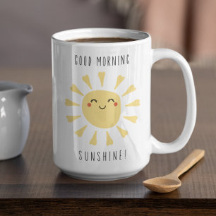 Mug Mignon Bonjour Soleil Kawaii