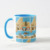Mug mignon bouchon de dessin animé (Gauche)