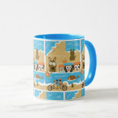 Mug mignon bouchon de dessin animé (Devant droit)