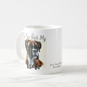 Mug Mignon Browns l'heure du thé avec mon Boxer (Devant gauche)
