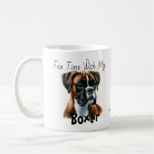 Mug Mignon Browns l'heure du thé avec mon Boxer (Gauche)