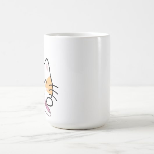 Mug mignon chat chante (Centre)