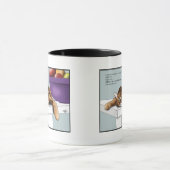 Mug Mignon Chat Tigre Orange Drôle en Attente (Centre)