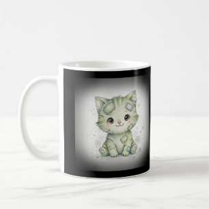 Mug Mignon Chat Zombie Halloween