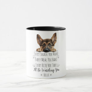 Mug Mignon Chien Berger Allemand Personnalisé Drôle