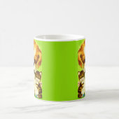 Mug mignon chiot et chatons souriants (Centre)