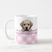 Mug Mignon chiot Labrador Meilleure maman de chien Gin (Gauche)