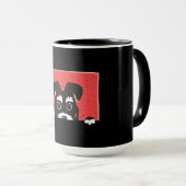 Mug Mignon chiot Schnauzer miniature noir (Devant droit)