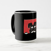Mug Mignon chiot Schnauzer miniature noir (Devant gauche)
