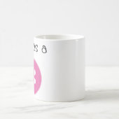 Mug Mignon comme bouton - fille (Centre)
