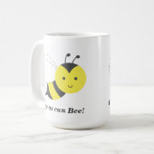 Mug Mignon comme peut l'être une abeille (Devant gauche)