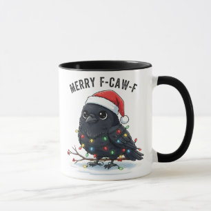 Mug Mignon Corbeau Grincheux F-CAW-F Humour de Fêtes