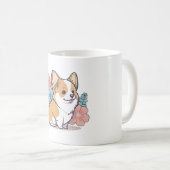 Mug mignon corgi  (Devant droit)