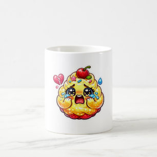 Mug Mignon Cupcake Kawaii Triste qui Pleure avec un Au