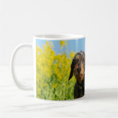 Mug _Mignon de photo de portrait de Dackel de deux (Gauche)