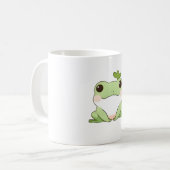 Mug Mignon Dessin Simple de Grenouille Chibi de Style  (Devant gauche)