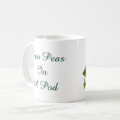 Mug Mignon Deux Petits Pois Dans Une Cosse (Devant gauche)