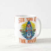 Mug Mignon Drôle À Vous Au Radeau De La Rivière (Devant droit)