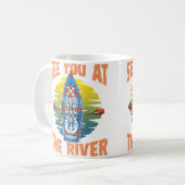 Mug Mignon Drôle À Vous Au Radeau De La Rivière (Devant gauche)