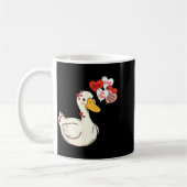 Mug Mignon drôle Saint-Valentin Silly Gooses Canard Am (Gauche)