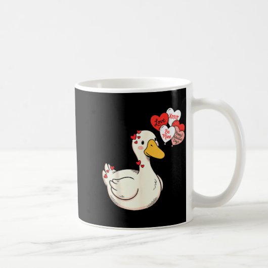 Mug Mignon drôle Saint-Valentin Silly Gooses Canard Am (Droite)