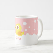 Mug Mignon en caoutchouc mignon dans le bain moussant (Devant droit)