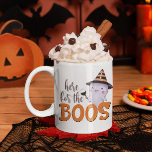 Mug Mignon et drôle ici pour les fantômes Halloween