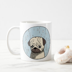 Mug Mignon Fawn Pug Drôle Nom Personnalisé Amateur de