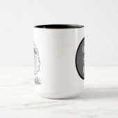 Mug mignon folle dame de mouton ajouter du texte (Centre)