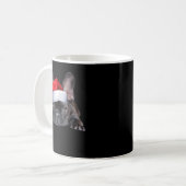 Mug Mignon French Bulldog Santa Hat Frenchie Image Chr (Devant gauche)