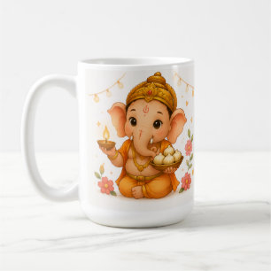 Mug Mignon Ganesha Diya Modak Ganesh Chaturthi