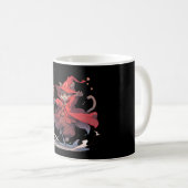 Mug Mignon Héros Chat Mage Rouge (Devant droit)