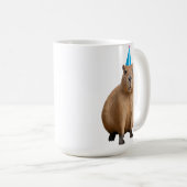 Mug Mignon Illustration de Capybara Kawaii Esthétique (Devant droit)