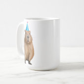 Mug Mignon Illustration de Capybara Kawaii Esthétique (Devant gauche)