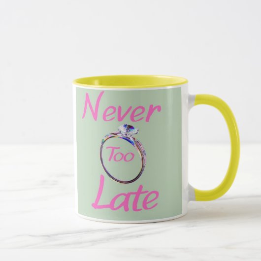 Mug Mignon jamais trop tard (Droite)