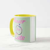 Mug Mignon jamais trop tard (Devant gauche)