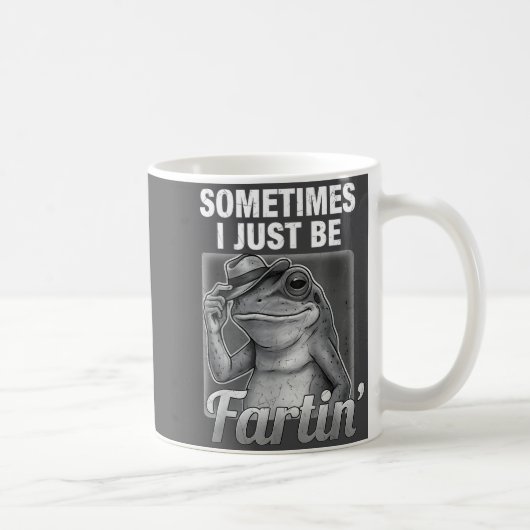 Mug Mignon Je Grenouille Qui Pète Parfois Juste Pétant (Droite)