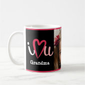 Mug Mignon Je t'aime Photo du Coeur (Gauche)