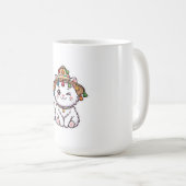 Mug Mignon Kawaii Chat Marocain avec Chapeau Tradition (Devant droit)