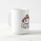 Mug Mignon Kawaii Chat Marocain avec Chapeau Tradition (Devant gauche)