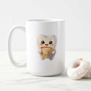 Mug Mignon Kawaii Dent Dentaire Amateur de Café –