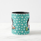 Mug Mignon Kawaii Doraemon Anime Noir (Centre)