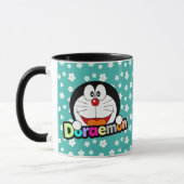 Mug Mignon Kawaii Doraemon Anime Noir (Gauche)