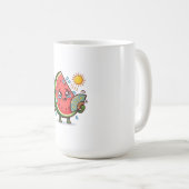 Mug Mignon Kawaii Été Marocain Pastèque Dallae Coll (Devant droit)