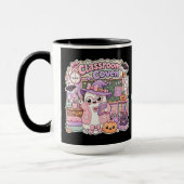 Mug Mignon Kawaii Fantôme Prof Halloween Épouvantable (Gauche)