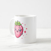 Mug Mignon Kawaii Fraise (Devant gauche)