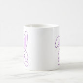 Mug Mignon Kawaii Pastel Violet Lapin Mignon (Centre)