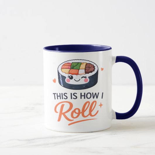 Mug Mignon Kimbap Amoureux de la nourriture coréenne R (Droite)